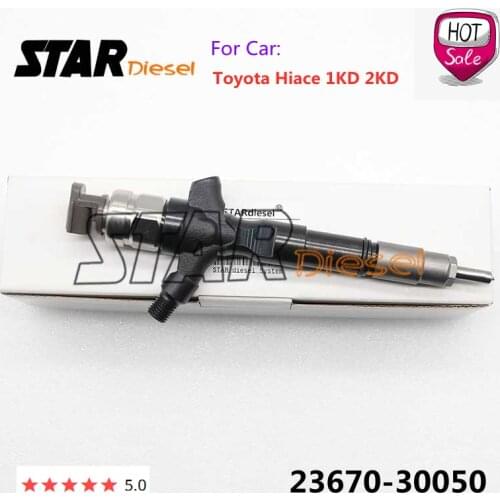 STAR Diesel Fuel Injector 23670-30050 23670 30050 Auto Engine Parts 2367030050 For Toyota Hiace 1KD 2KD
