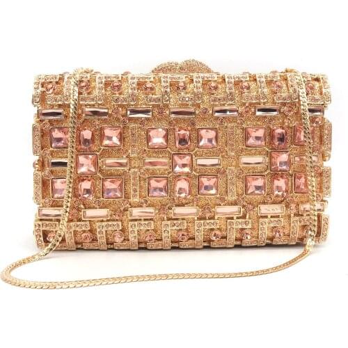 Bag For Women Elegant Bling Women Crystal Clutch Evening Bags Rhinestone Minaudiere Handbags Wedding Party Purse