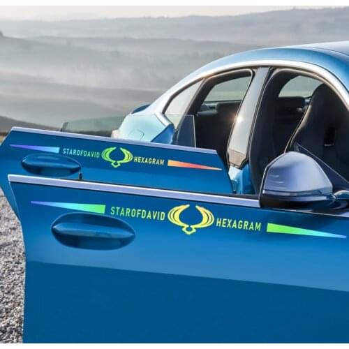 Car Reflective Sticker Vinyl Decal Window Adhesive Laser Stickers For Ssangyong Rexton Tivolan Musso Tivoli Kyron Actyon Korando