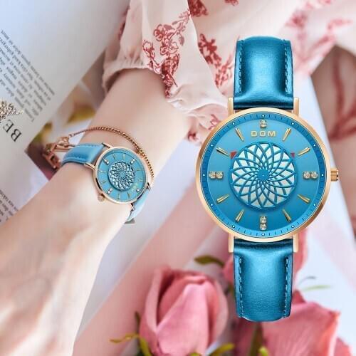 Relojes Para Mujer Ladies Watch Luxury Watches Quartz Watch Casual Watch Luminous dial purple Life is waterproof G-1285