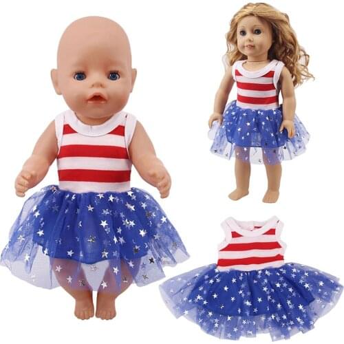 Star Veil Little Mouse Head Pattern Doll Clothes For 43Cm Baby Reborn&18 Inch American Doll,Our Generation Doll Accessories,Gift