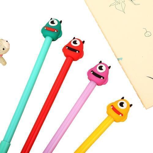 1 PCS Creative Cartoon Cyclops Gel Pen Cute Student Stationery Signing Pen Kawaii School Office Supplies
