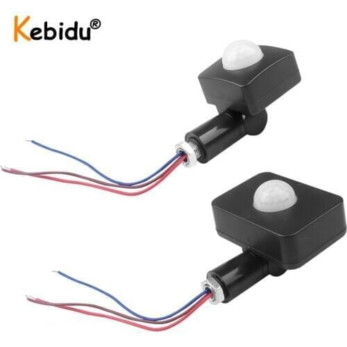 1pcs Ultrathin LED Flood Light PIR Motion Sensor Detector Waterproof Outdoor 85-265V IP65 Motion Sensor Adjustable PIR Switch