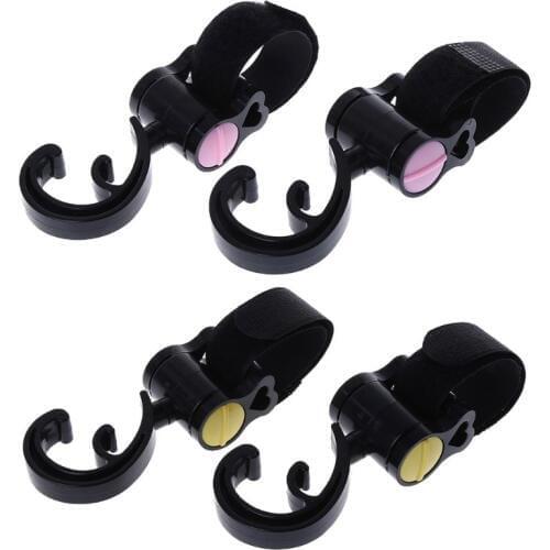 2 Pcs Baby Stroller Hook Strong Powerful Hooks Shopping Bag Storage Hanging Hanger Cart Carriage Multi-functional Outdoor