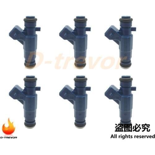 6pcs Fuel injector nozzle for BYD Geely JAC 0280156166 0 280 156 166