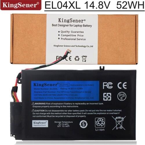 Kingsener EL04XL Laptop Battery For ENVY 4-1126TU 4-1102xx 4-1007TX 4-1130U 4-1218TU HSTNN-UB3R HSTNN-IB3R 681949-001 681879-171