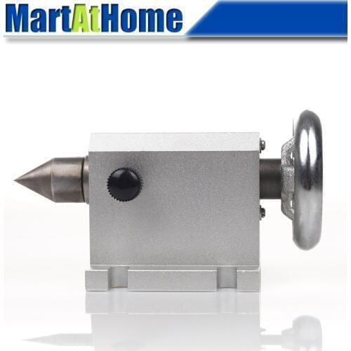 CNC Indexer Tailstock 80mm with Thimble for Rotary Axis, A Axis, 4th Axis, CNC Router Engraver Milling Machine #SM404 @SD