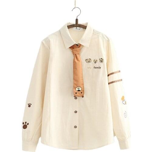 Merry Pretty Women's Shirts With Embroidery