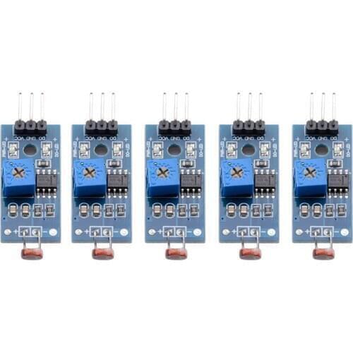 10 PCS Photoresistor module Digital Light Intensity Detection Photosensitive Sensor Module for Arduino UNO