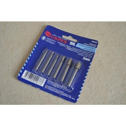 New 6Pc HSS Routing Router Bits Burr Rotary Tools Suit Dremel Wood router bit Rotary Tool for Wood sculpture