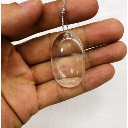 Wholesale mixed 5pcs/lot Natural Clear Rock Crystal Quartz Bead Pendant Irregular shape Natural Gem Stone pendant,35mm+ length