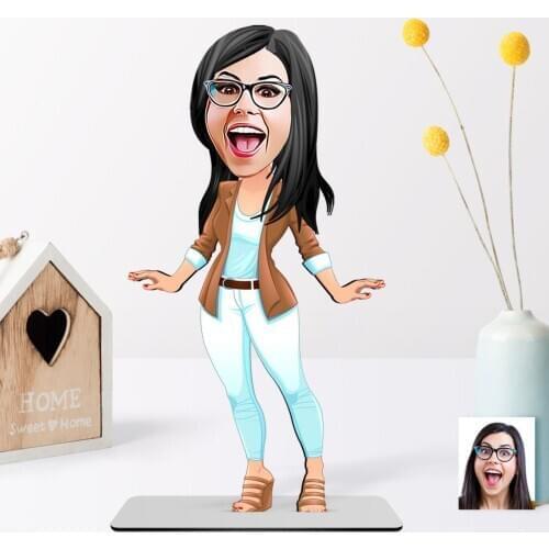 Personalized Women 'S Caricature Of Wooden trinket-5 Reliable Modern Simple Gift Special Design Good Quality Surprise dear