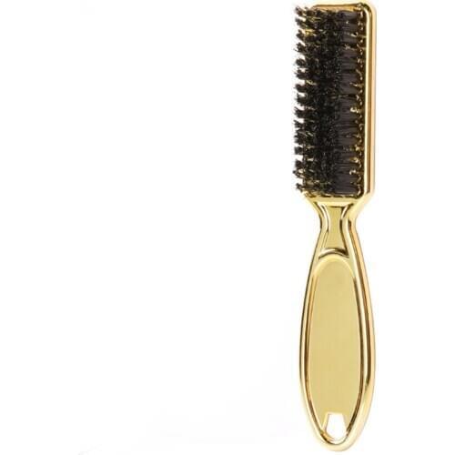Hair Brush, Portable Antistatic Hair Brush Electroplating Household Cleaning Brush, Golden