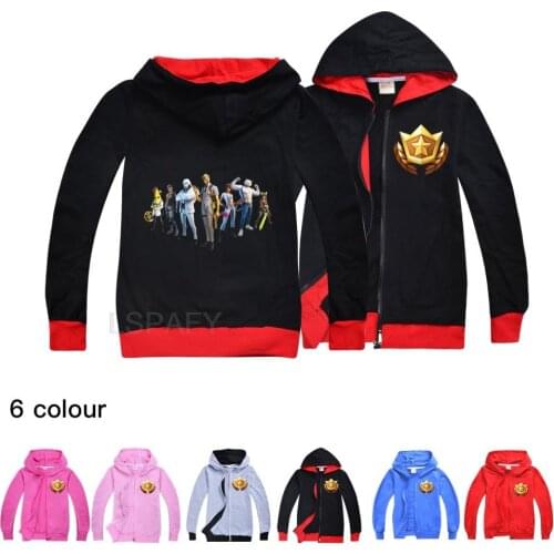 Game FORTNITE Hoodies Children Tops Clothing Boys Girls Sweatshirt Autumn Clothes Print Cartoon High Quality Pullover