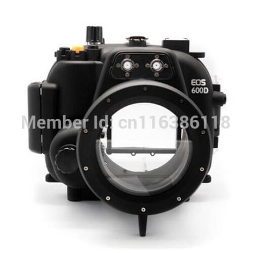 Mekon 40M 130ft Waterproof Underwater Camera Housing Case Bag for Canon 600D T3i Camera