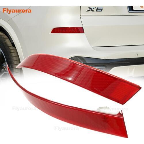 Rear Bumper Reflector Fog Warning Light Brake Light Tail Lamp Stop Light For BMW X5 E70 2011-2013 63147240998 Left/Right