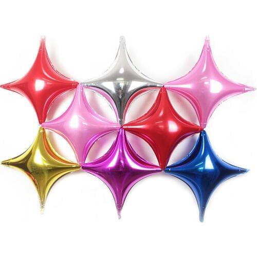 10pcs/lot Star Helium Foil Balloons For Baby Birthday Party Decoration Inflatable Air Globos Wedding Background Decorations