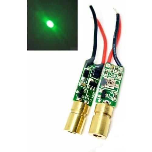 2pcs 520nm 5mw Mini Green Laser Diode Dot Matrix Module Laser Module for Position