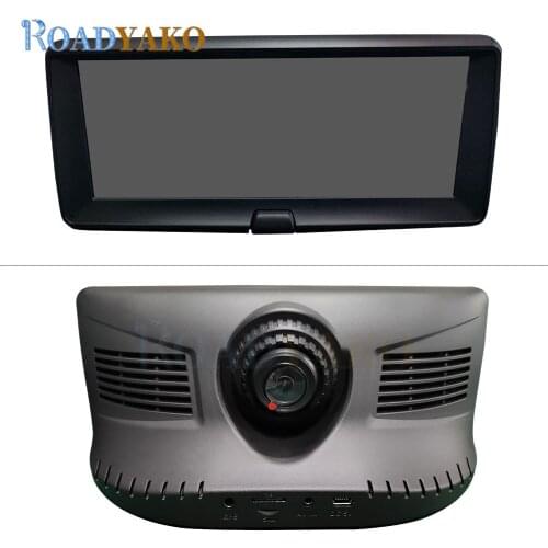 6.86 Inch Quad Core Android GPS Navigation 360-degree Panoramic Driving Recorder HD Front Back DUAL 1080P Cam Parking Monitor