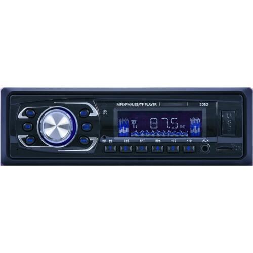 1 Din EQ sound control SD Card FM Turner Car Radio 12V/24V Power Supply Car Stereo Car MP3 Player