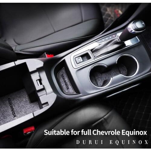Car Door Cushion Door Groove Mat Cup Anti Slip Slot Mats Pads Dust Cushion For Storage Box For Chevrolet Equinox 2017 2018 2021