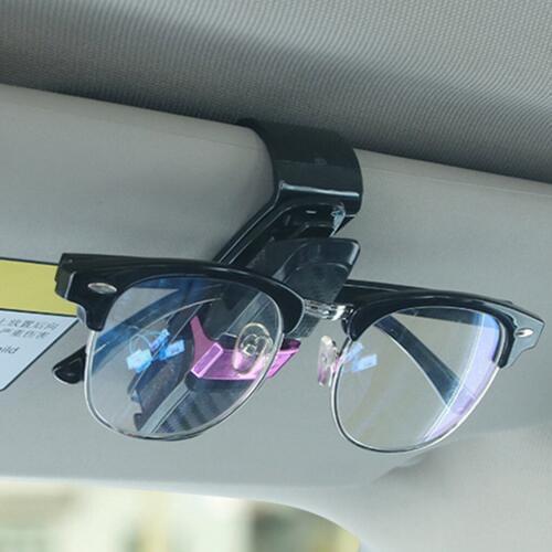 Car Sun Visor Glasses Case Sunglasses Storage Holder Eyeglasses Mount Clip Automotive Accessories