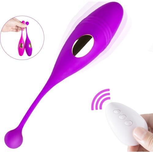 Wireless Remote Control Vibrating Bullet Egg Vibrator USB Recharging Clitoris Stimulator Vaginal Massage Ball Sex Toys for Woman