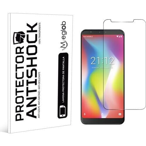 Screen protector Anti-Shock Anti-scratch Anti-Shatter compatible with Nuu Mobile G2