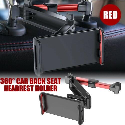 Flexible 360 Degree Car Back Seat Headrest Phone Holder Mount Stand for Phone IPad Tablet Universal Support 4-10.6 Inch