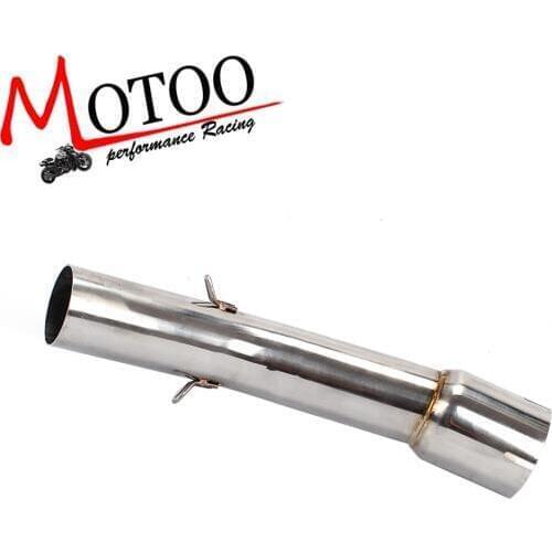 Motorcycle Exhaust middle pipe Muffler for YAMAHA FZ1 FZ1N FZ1000 2006 2007 2008 2009 20102015 link pipe without exhaust