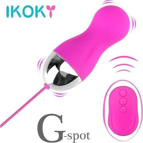 IKOKY Vaginal Ball Vibrator Wireless RC Kegel Ball Adult Sex Toy 10 Frequency Vbrating Jumping Egg Female Masturbation