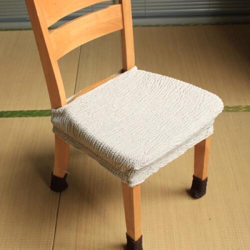 Quality Simple Elastic Fabric Dining Chair Seat Cover Only