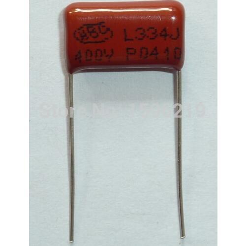 10pcs CBB capacitor 334 400V 334J 0.33uF 330nF P15 CL21 Metallized Polypropylene Film Capacitor