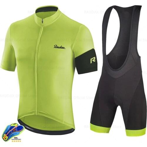 Raudax Mens Clothes 2021 Cycling Wear Better Rainbow Team Rx Cycling Jersey Short Sleeve Cycling Clothing Summer Road Bike Sets