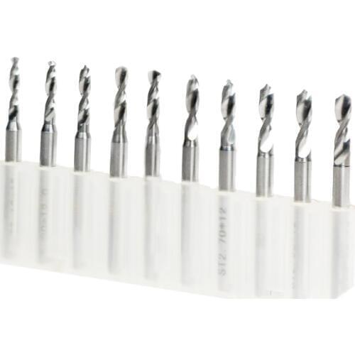 New 10pcs 2.7mm PCB Carbide Drill Bits for Cutting Milling Machine HUHAO