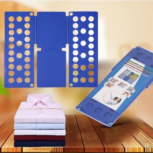 Durable T-Shirt Clothes Folder Foldable Small Size Magic Fast Laundry Organizer Folding Board For Kids High Ductility