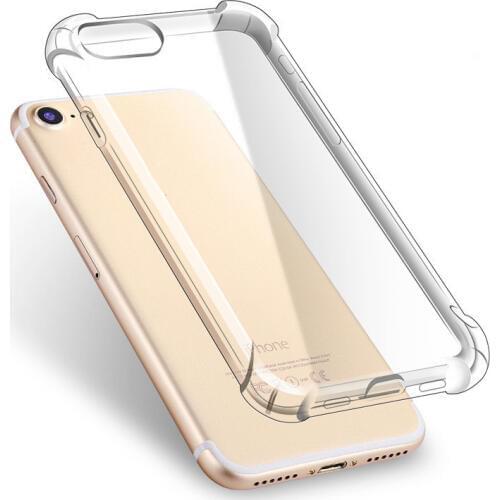 For Apple iPhone X XS XR 6 7 6S 8 Plus SE Phone Cover Shockproof Transparent Case for iPhone 12 mini 11 Pro Max Protective Case