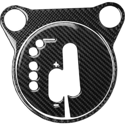 Fit for Nissan Z34 370Z 2009 to Carbon fiber gear shift manual decorative frame stickers car modification accessories