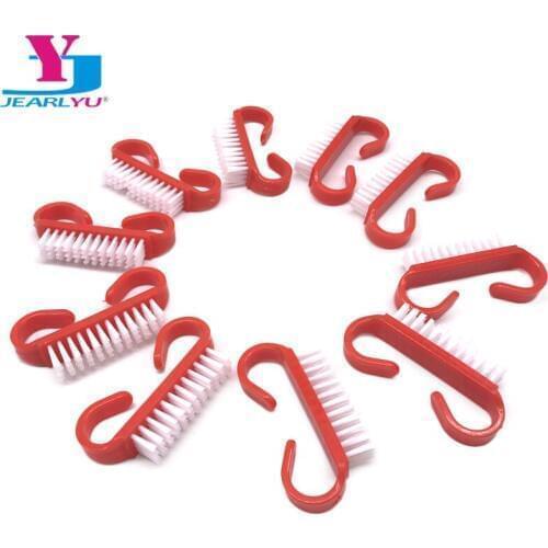 Acrylic Nail Brush 20Pcs/lot Cleaning Brush Soft Ongles Materiel Professionnelle Nail Cleaning Brush Handle Manicure Pedicure