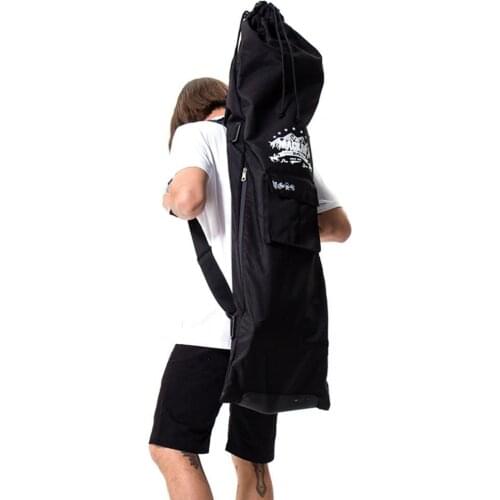 Skateboard Bag Waterproof Large Capacity Adjustable Shoulder Strap Oxford Cloth Skateboard Carry Backpacks for Travel Skateboard