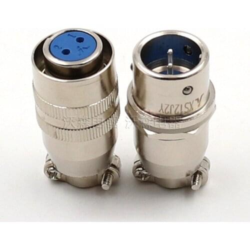 Jinlian XS12 Warerproof Electrical Terminal Adapter Female Plug Male Socket M12 2 3 4 5 6 7 Pin Soldering Cable Wire Connectors