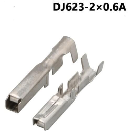 2000 pcs female terminal wire connector automotive terminal Plugs socket Wire harnes DJ623-2X0.6A free shipping