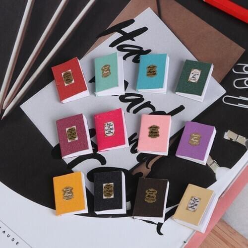 4Pcs/set Mini Classical Books Model Toys 1:12 Dollhouse Miniature Furniture Accessories Color Random