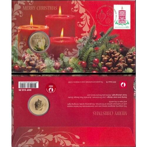 Australia $ 1 2013 Genuine Original Coins 100% Real Issuing Collection Coins Unc with Album