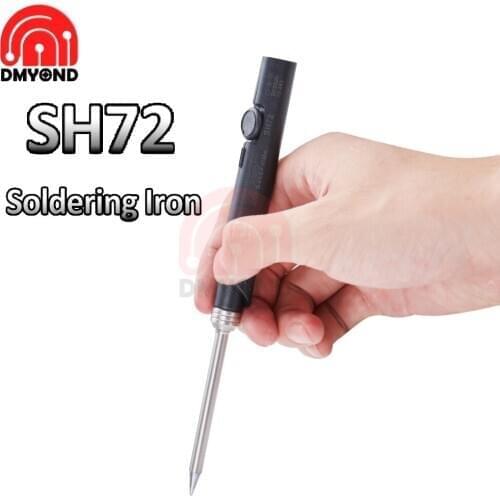 SH72 65W Electric Soldering Iron Adjustable Temperature Portable Solder Welding Station 220-400℃ SH-B2 SH-I SH-K Tip DC 12V 24V