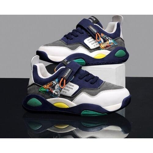 2021 New Sport Kids Sneakerrs Boys Casual Shoes for Children Shoes Girls Sneakers Leather Running Footwear Trainers Fashion