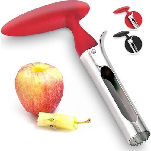 Kitchen Gadgets Stainless Steel Apple Core Removed Corer Fruit Core-Pulling Maker Fruit Core Remover Apple Core Remover Tool