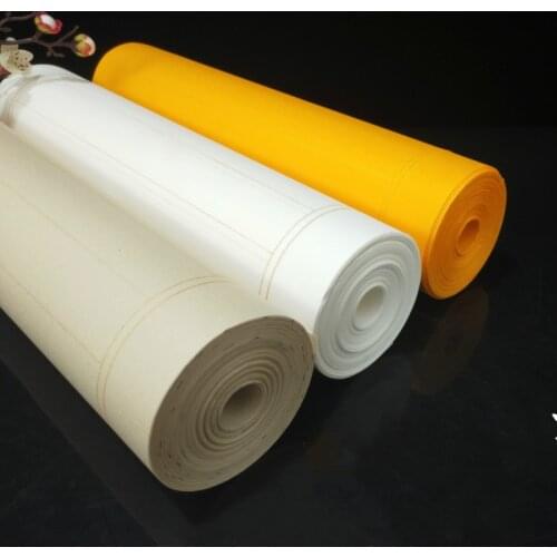 Half-Ripe Xuan Paper Chinese Rice Paper for Small Regular Script Calligraphy Creation 50m Chinese Rolling Rice Paper with Grids