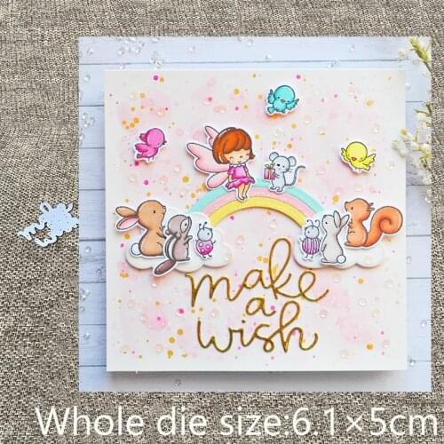New Design Craft Metal Cutting Dies make a wish letters decoration scrapbook die cuts Album Paper Card Craft Embossing die cuts