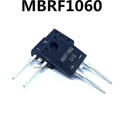 Original New 5PCS / MBRF1060 TO-220F-2